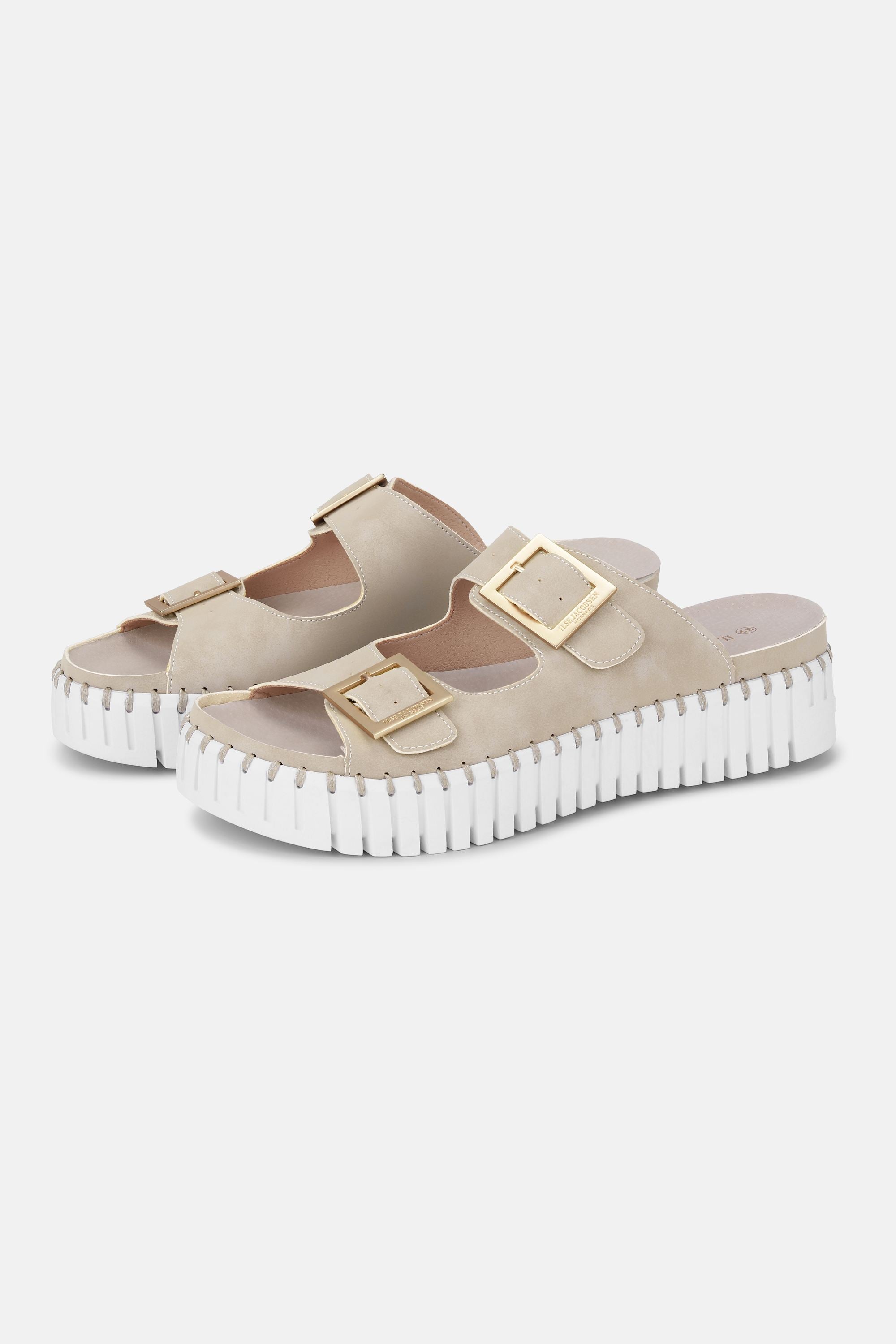 Plateau Sandaler Spænde - Atmosphere White
